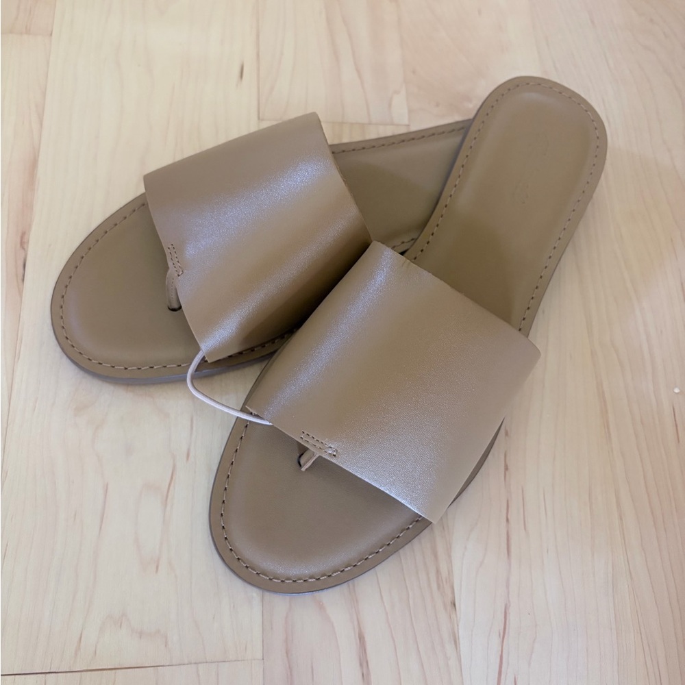 Madewell Women's Slide Sandals in Tan